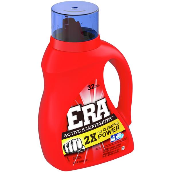Era 2x Cleaning Power Active Stainfighter Liquid Laundry Detergent 32