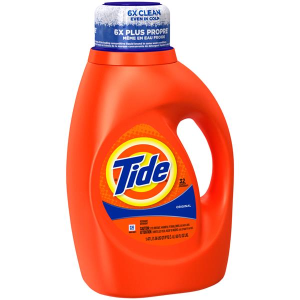 Tide Original Scent Liquid Laundry Detergent 32lds 