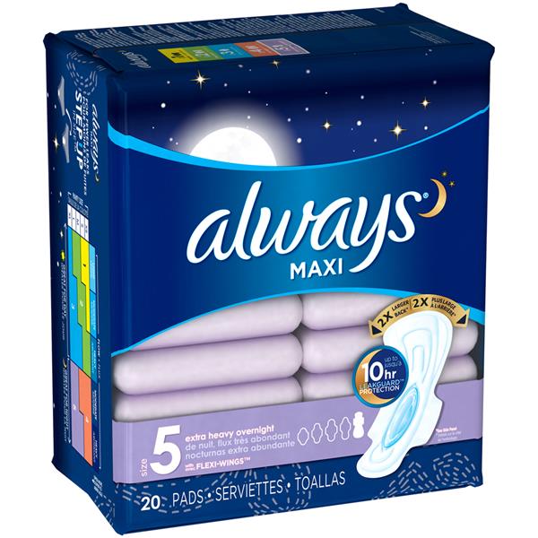Always overnight pads coupons