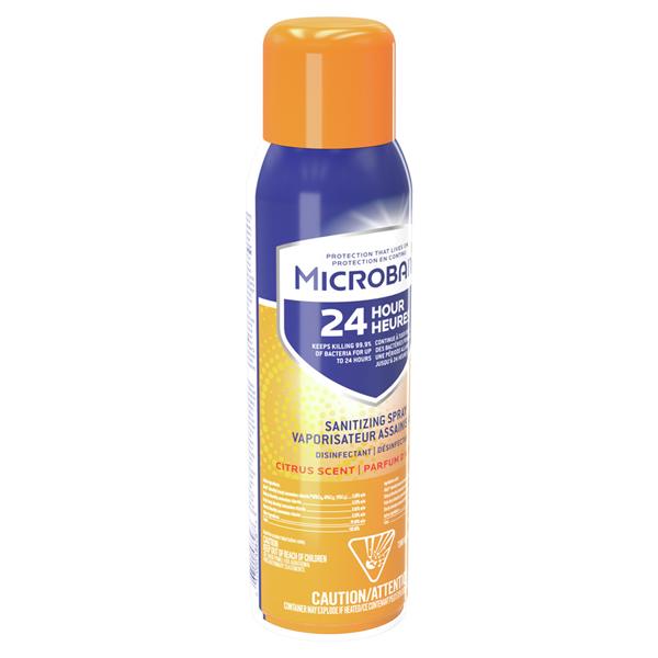 Microban 24 Hour Sanitizing Spray, Citrus Scent HyVee Aisles Online