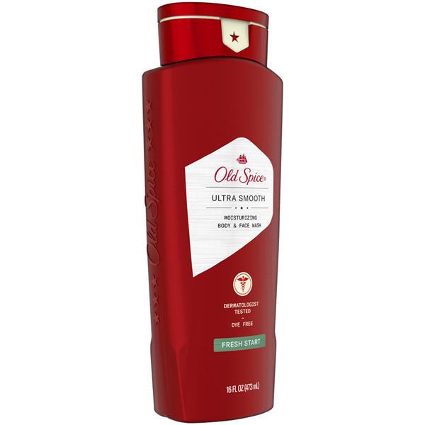 Old Spice Ultra Smooth Moisturizing Face & Body Wash, Fresh Start Hy