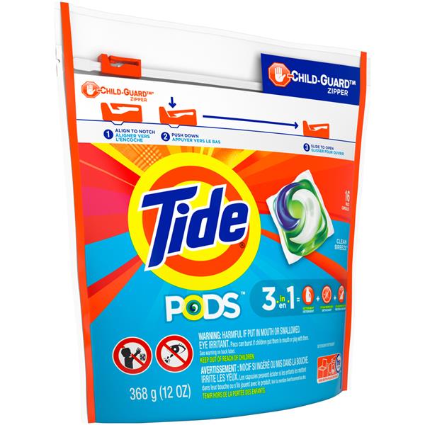 Tide PODS Ocean Mist Scent Laundry Detergent 16 CT | Hy-Vee Aisles ...