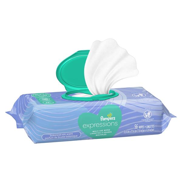 pampers wipes scented