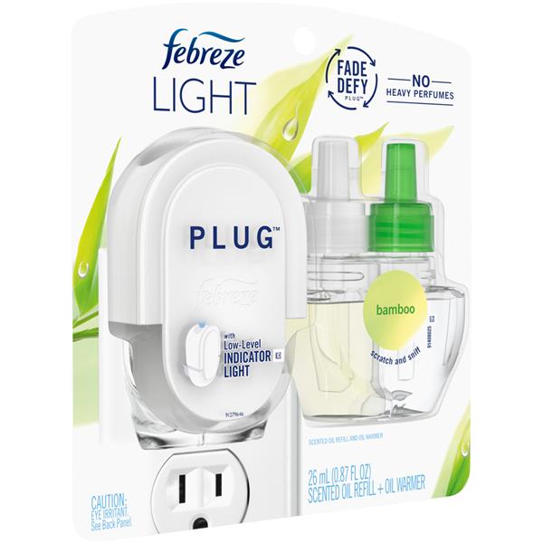 Febreze LIGHT PLUG Bamboo Scent Air Freshener Plug Starter Kit HyVee Aisles Online Grocery