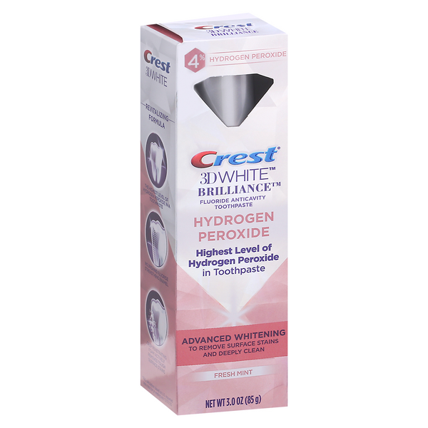 crest 3d white toothpaste hydrogen peroxide