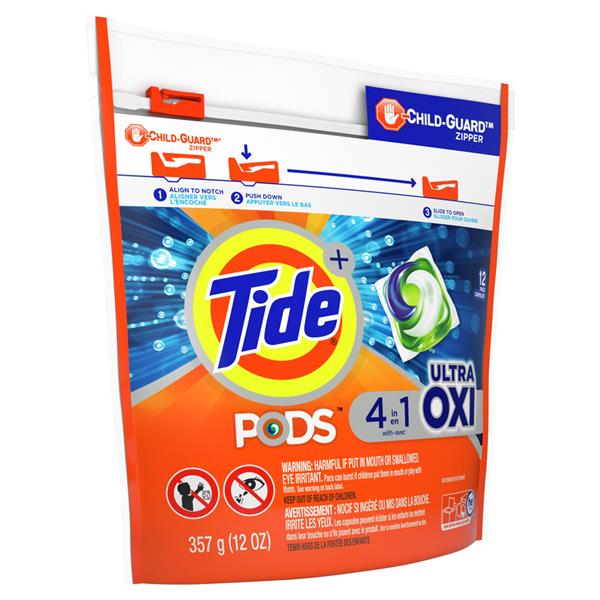 Tide PODS Ultra Oxi Liquid Detergent Pacs | Hy-Vee Aisles Online ...