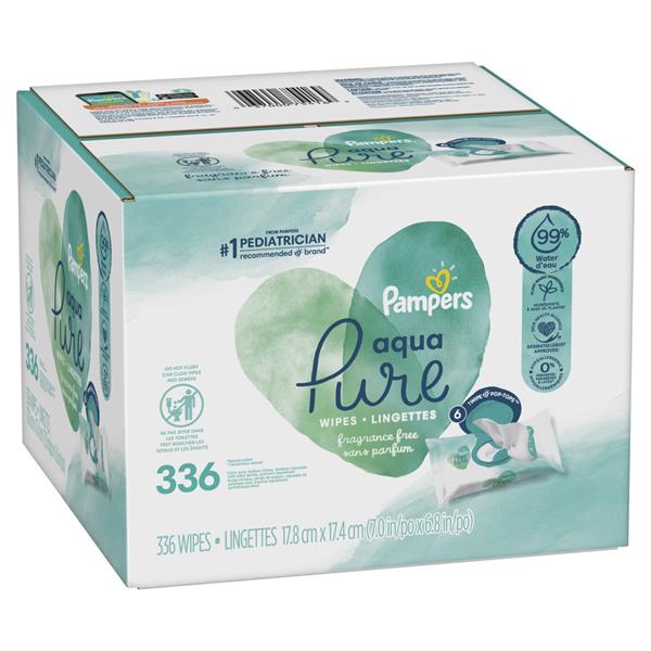 Pampers Aqua Pure Baby Wipes 656 ct Packs HyVee Aisles Online Grocery Shopping