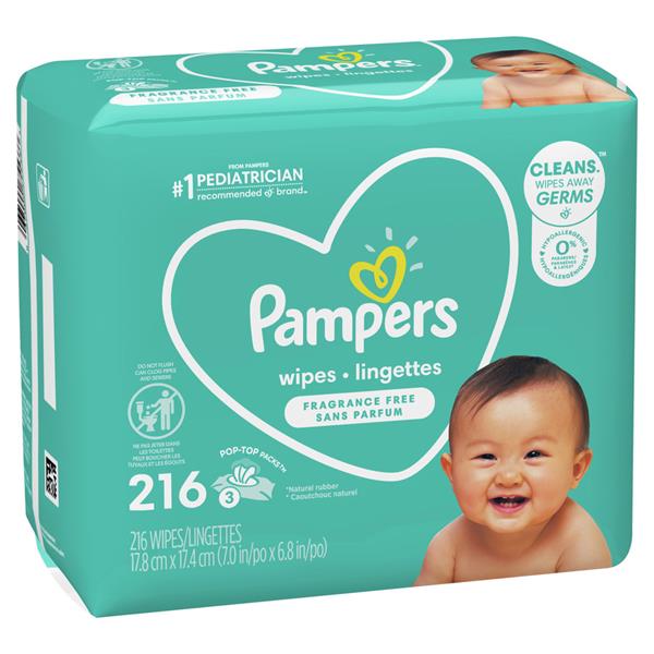 Pamper Wipes Complete Clean, Unscented | Hy-Vee Aisles Online Grocery ...