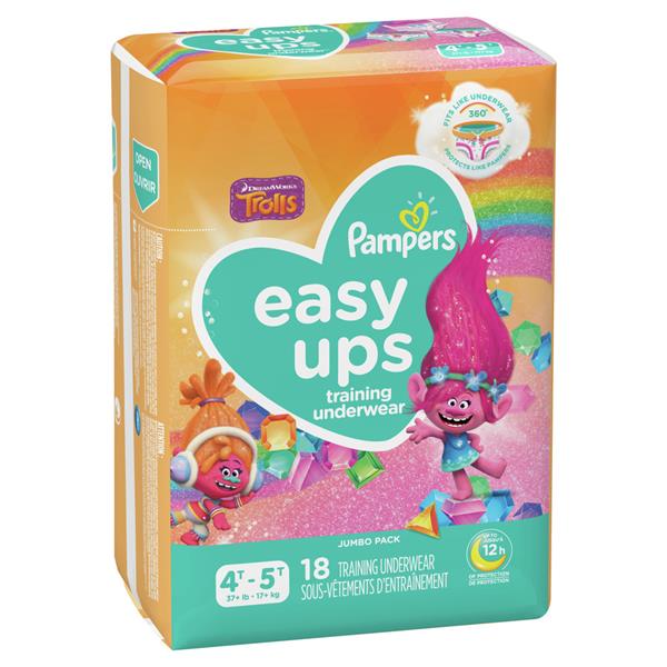 trolls pampers easy ups