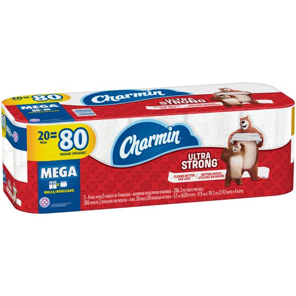 Charmin Ultra Strong Toilet Paper Mega Roll Hy Vee Aisles Online Grocery Shopping