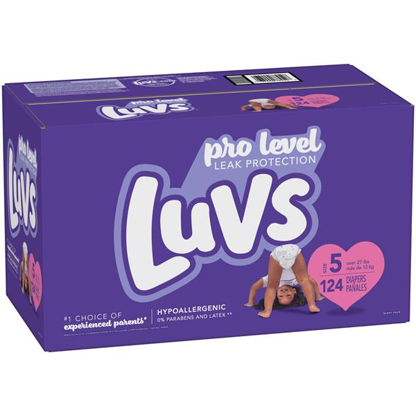 cheap luvs diapers size 5