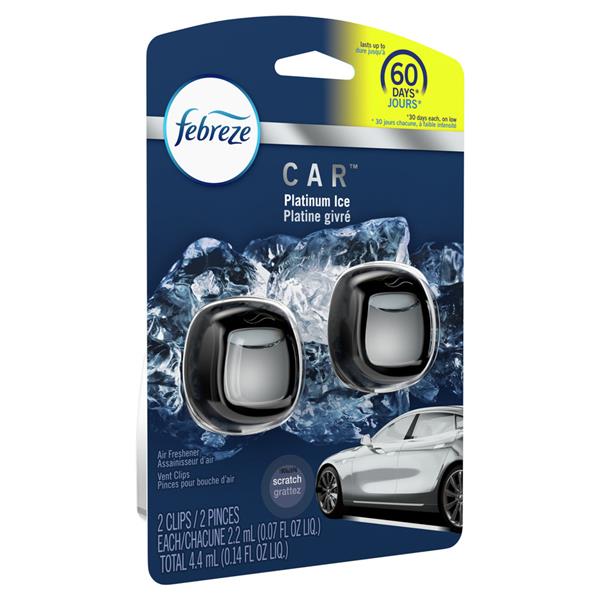 Febreze CAR Platinum Ice Clips 2Ct HyVee Aisles Online Grocery Shopping