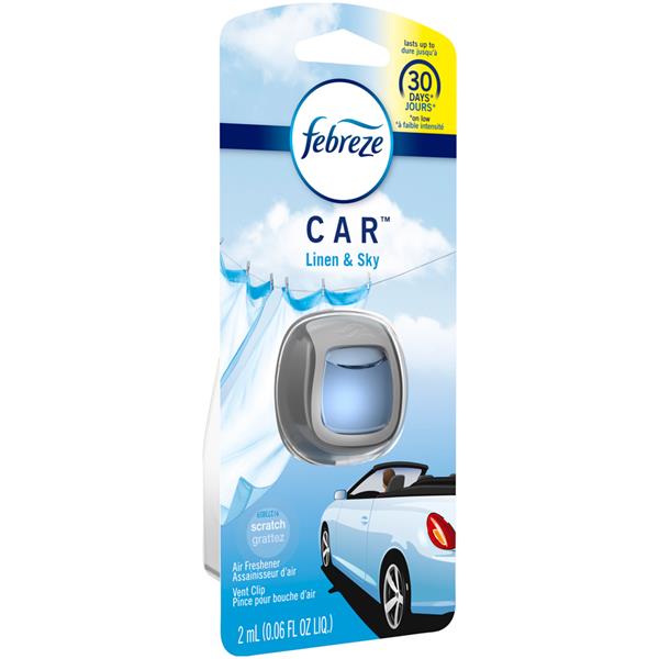 Febreze Linen & Sky Car Vent Clip Air Freshener HyVee Aisles Online