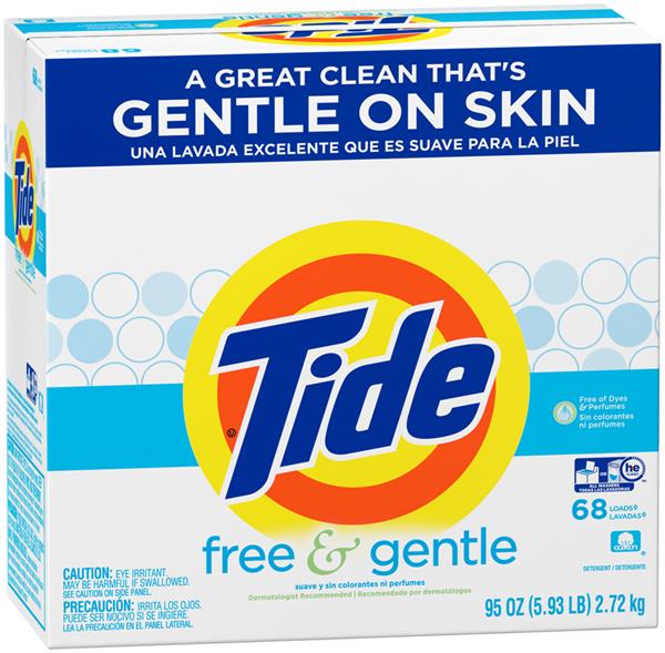 Tide Free \u0026amp; Gentle HE Turbo Powder Laundry Detergent | Hy-Vee ...
