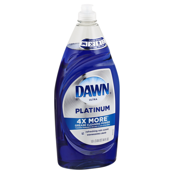 Dawn Platinum Dishwashing Liquid Dish Soap Refreshing Rain Hy Vee Aisles Online Grocery Shopping