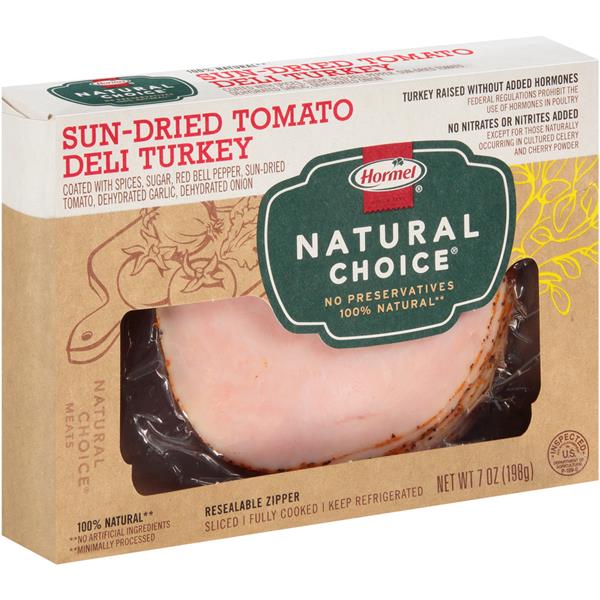Hormel Natural Choice SunDried Tomato Deli Turkey HyVee Aisles