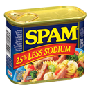 SPAM 25% Less Sodium