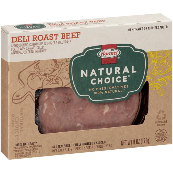 Hormel Natural Choice Deli Roast Beef | Hy-Vee Aisles Online Grocery ...