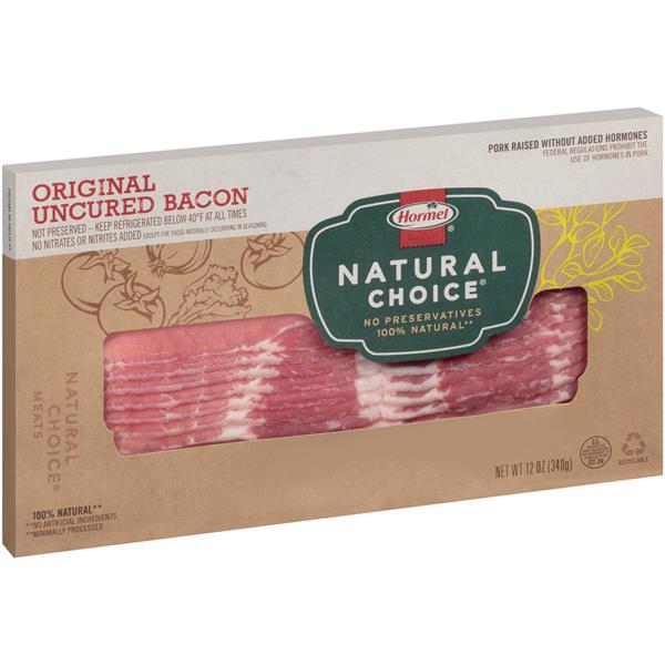 Hormel Natural Choice Original Uncured Bacon | Hy-Vee Aisles Online ...