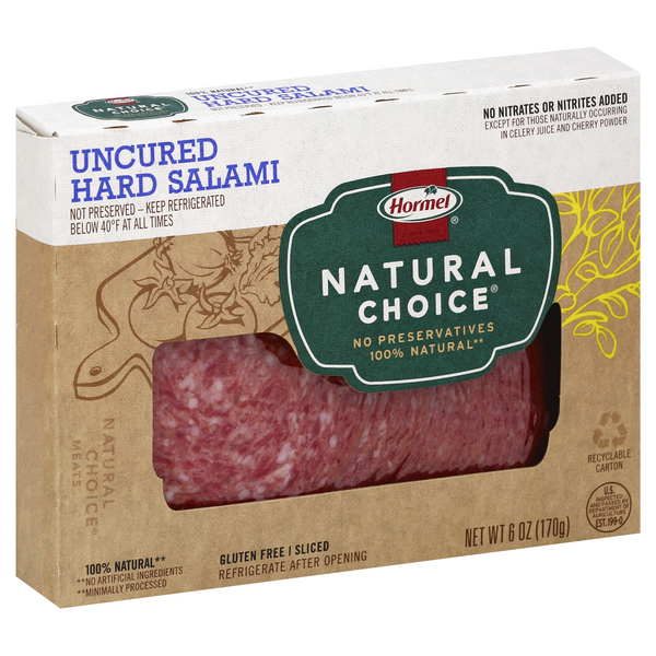 Hormel Natural Choice Uncured Hard Salami | Hy-Vee Aisles Online ...