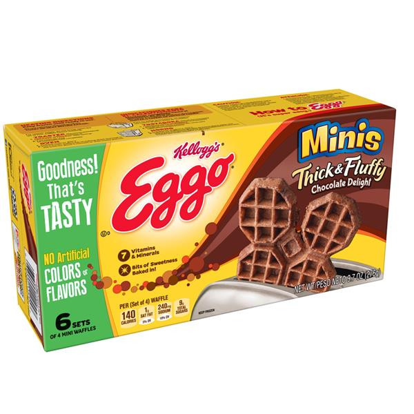 Eggo Waffles, Chocolate Delight | Hy-Vee Aisles Online Grocery Shopping