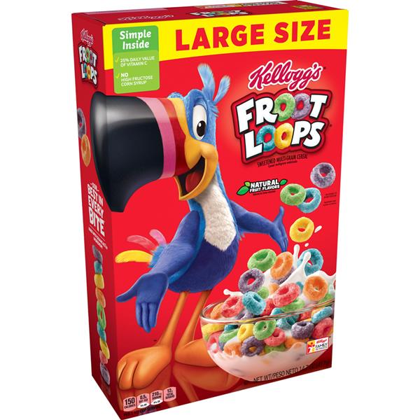 Breakfast cereal nutrition labels