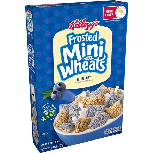 Kellogg's Frosted Mini-Wheats, Blueberry Breakfast Cereal | Hy-Vee ...