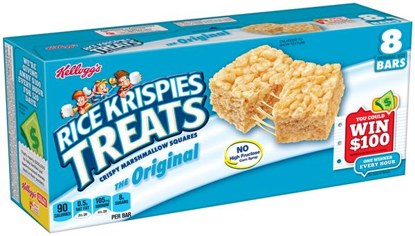 Kellogg's Rice Krispies Treats The Original Crispy Marshmallow Squares ...