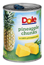 Dole Pineapple Chunks In 100% Pineapple Juice