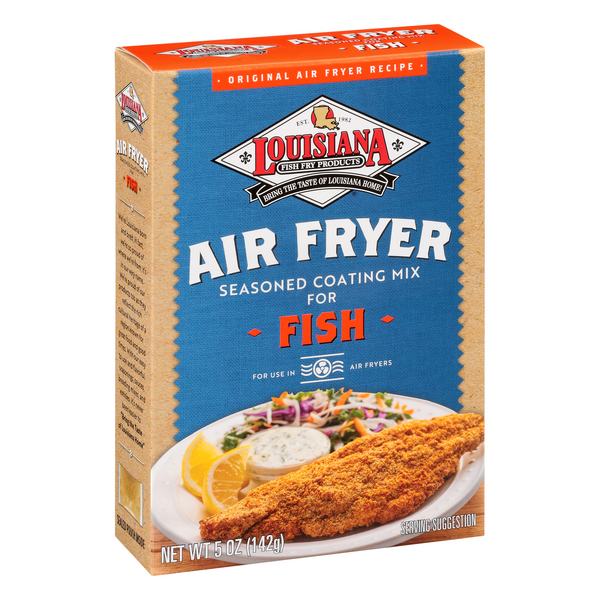 Louisiana Air Fryer Seasoned Coating Mix for Fish | Hy-Vee Aisles ...