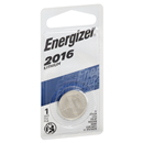 Energizer 2016 Lithium Coin Battery, 1 Pack