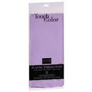 Touch of Color Tablecover, Plastic, Luscious Lavender