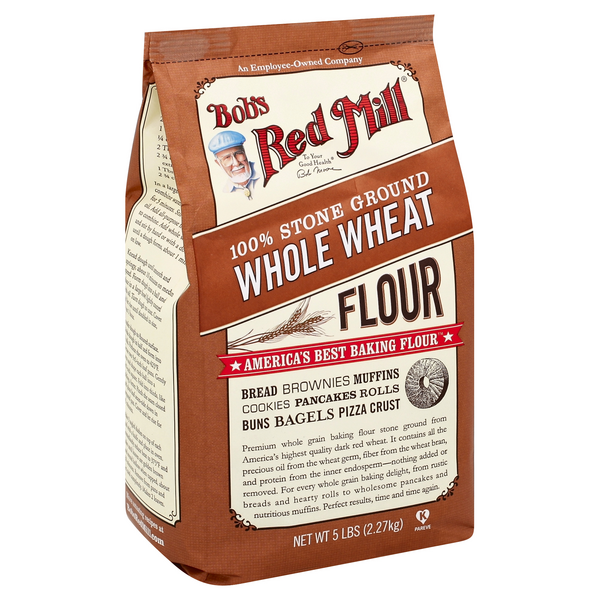 Bobs Red Mill Bobs Red Mill 100 Stone Ground Whole Wheat Flour Hy Vee Aisles Online Grocery 4564