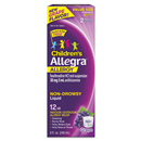 Allegra Children's 12Hr Non-Drowsy Antihistamine Liquid, Grape, Value Size, 2+