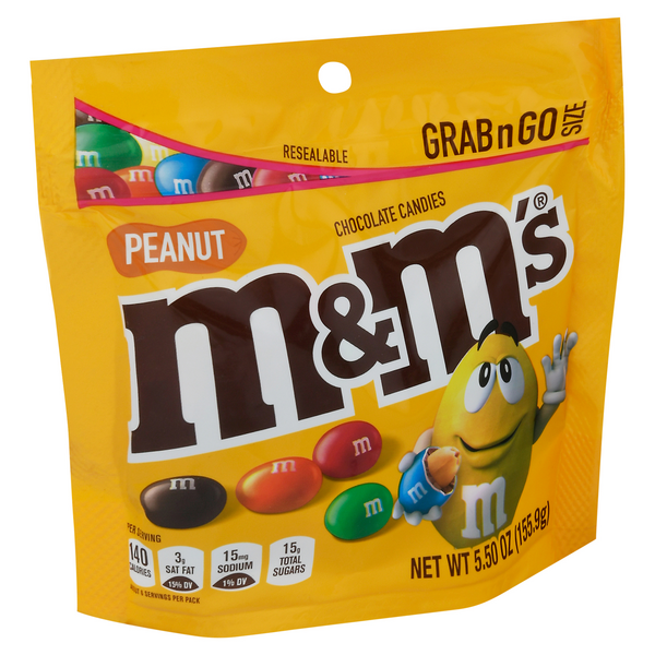 3 Bags of M&M Peanut Chocolate