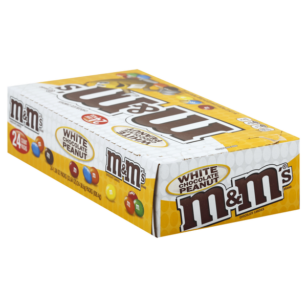 White Chocolate Peanut M&M's Review - Snack Gator