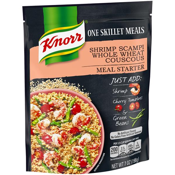 Knorr One Skillet Meals Shrimp Scampi Whole Wheat Couscous ...