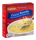 Lipton Soup Secrets Extra Noodle Soup Mix with Real Chicken Broth 2Ct