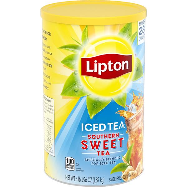 Lipton Iced Tea Mix, Sugar-Free, Southernn Sweet Tea, Makes 28 Quarts, 8.1  Ounce(Pack of 1)