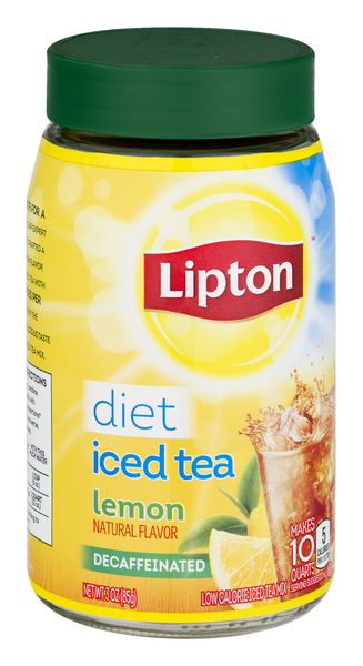 Lipton Diet Iced Tea Mix Lemon Hy-Vee Aisles Online Grocery Shopping
