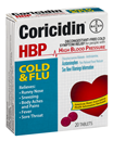 Coricidin HBP Cold & Flu Relief Tablets
