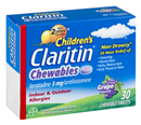 Claritin Children's Allergy Grape Chewable Tablets