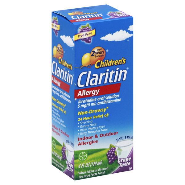 Claritin Children's Allergy Grape Liquid HyVee Aisles Online Grocery