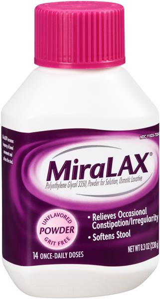 MiraLAX 14 Once Daily Doses Powder Laxative | Hy-Vee Aisles Online ...
