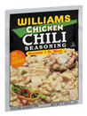 Williams Chicken Chili Seasoning No Salt Added