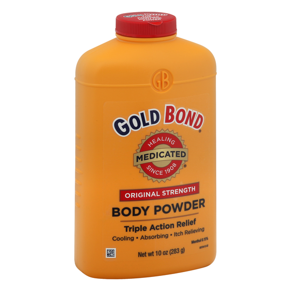 Gold Bond Body Powder, Original Strength, Triple Action Relief | Hy-Vee ...