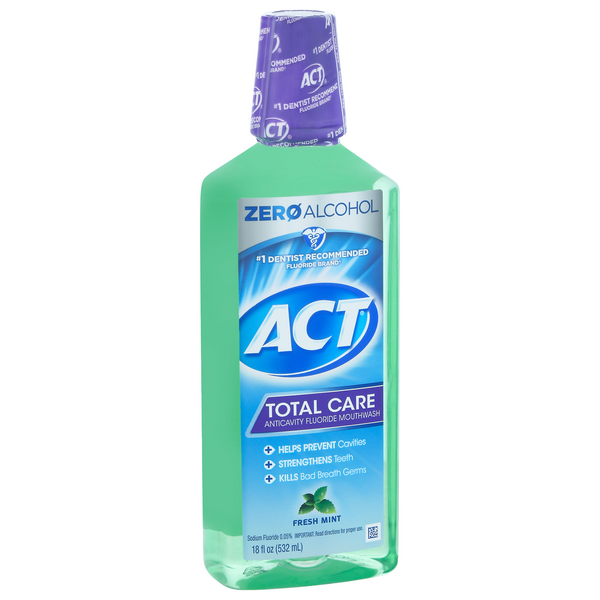 Act Total Care Mouthwash Fresh Mint | Hy-Vee Aisles Online Grocery Shopping