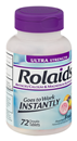 Rolaids Ultra Strength Assorted Fruit Antacid/Calcium & Magnesium Supplement Chewable Tablets