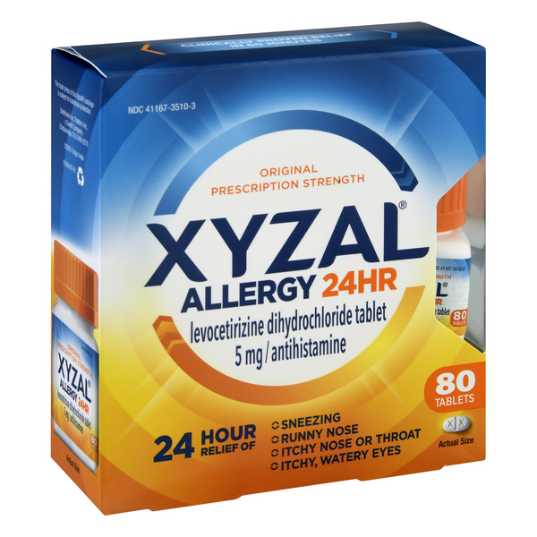 XYZAL 24 Hour Allergy Relief HyVee Aisles Online Grocery Shopping