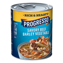 Progresso Rich & Hearty Savory Beef Barley Vegetable Soup
